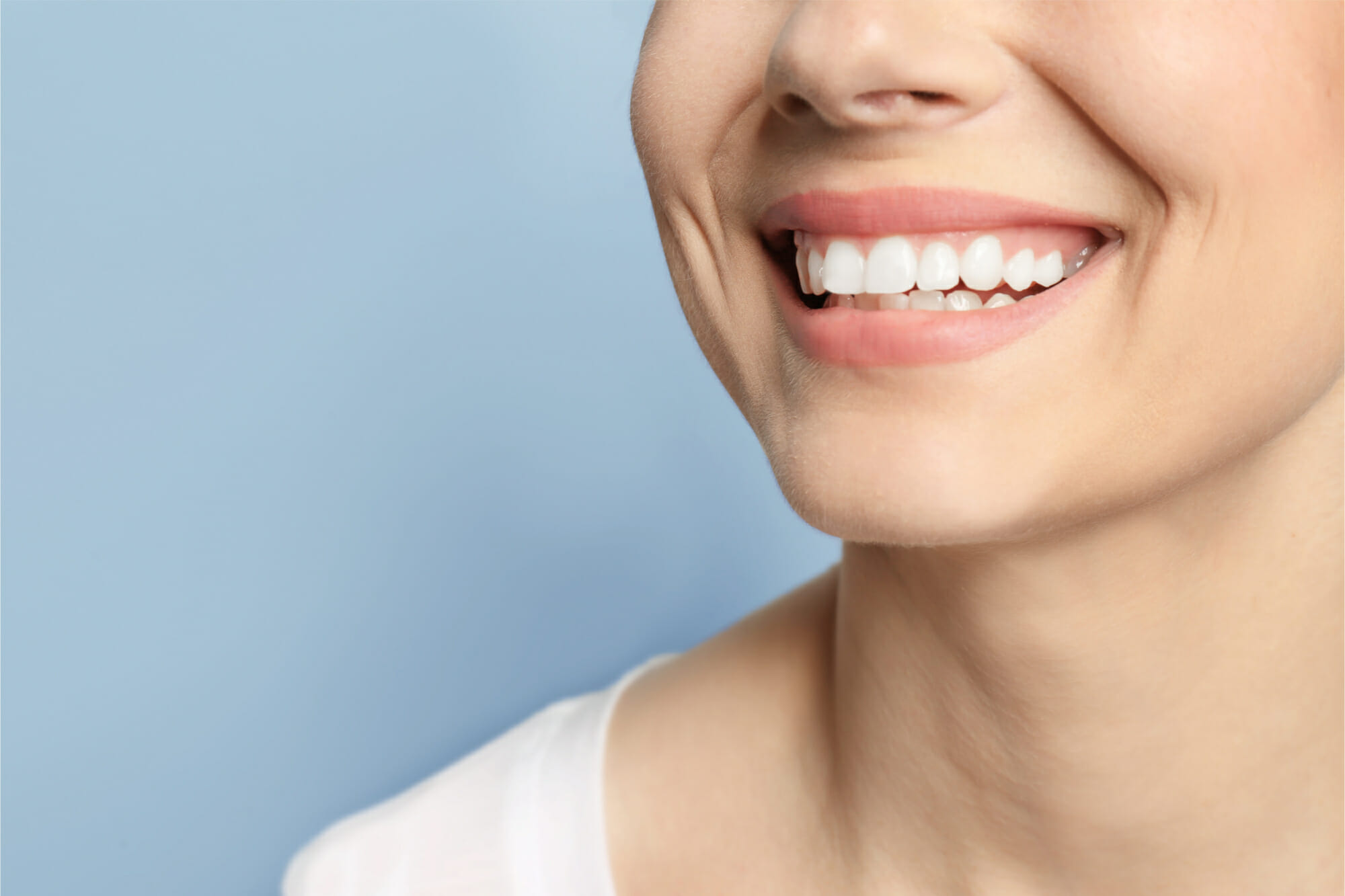 woman smiling